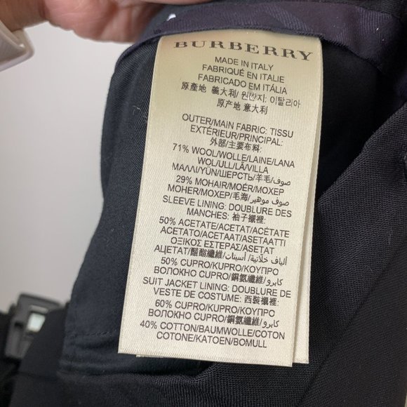 Burberry London black english fit wool tuxedo pants 48R - Picture 7 of 8